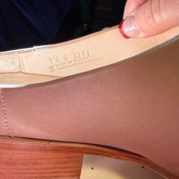 Poppy Barley Biscotti Leather Mules - Picture 8 of 8